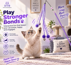 FeatherChase™ — Interactive Cat Wand for Endless Play