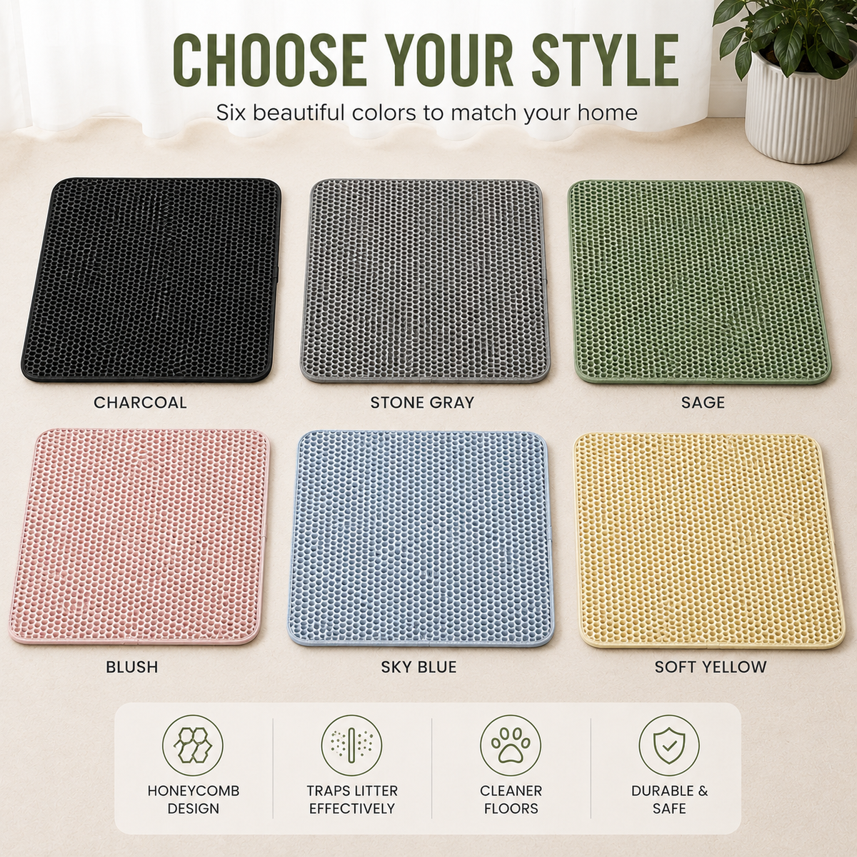 CleanPaws™ Litter Catch Mat