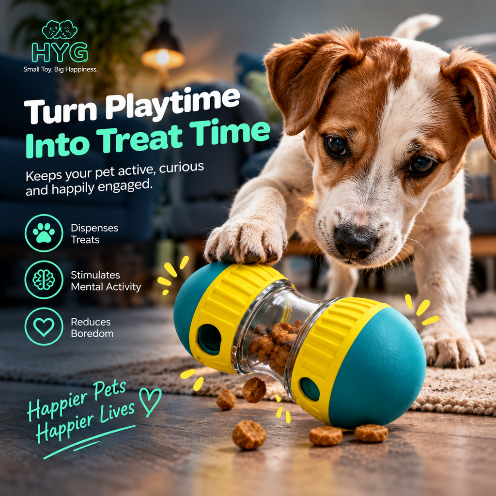 PawPuzzle™ — Interactive Treat & Slow Feeder Toy for Dogs