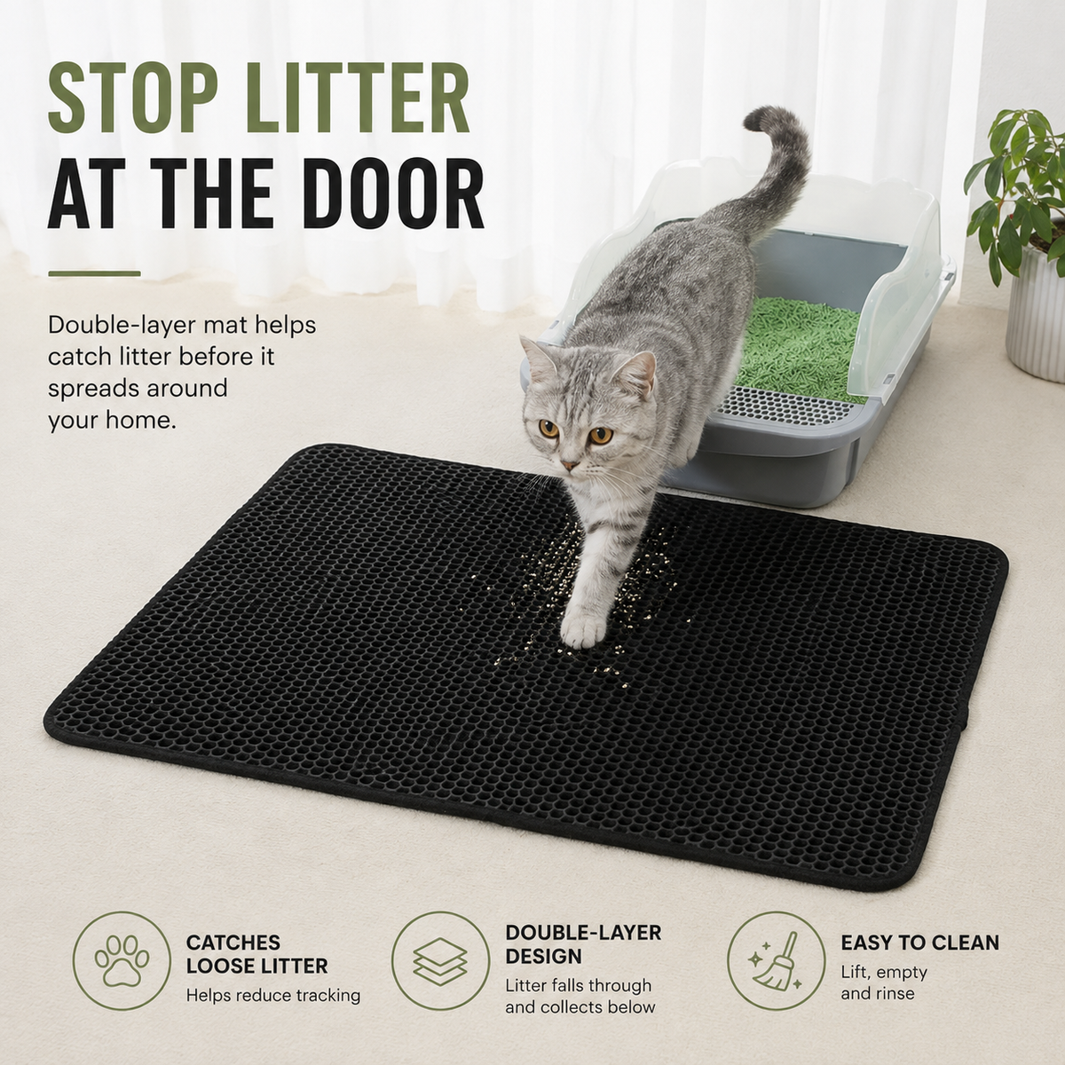CleanPaws™ Litter Catch Mat
